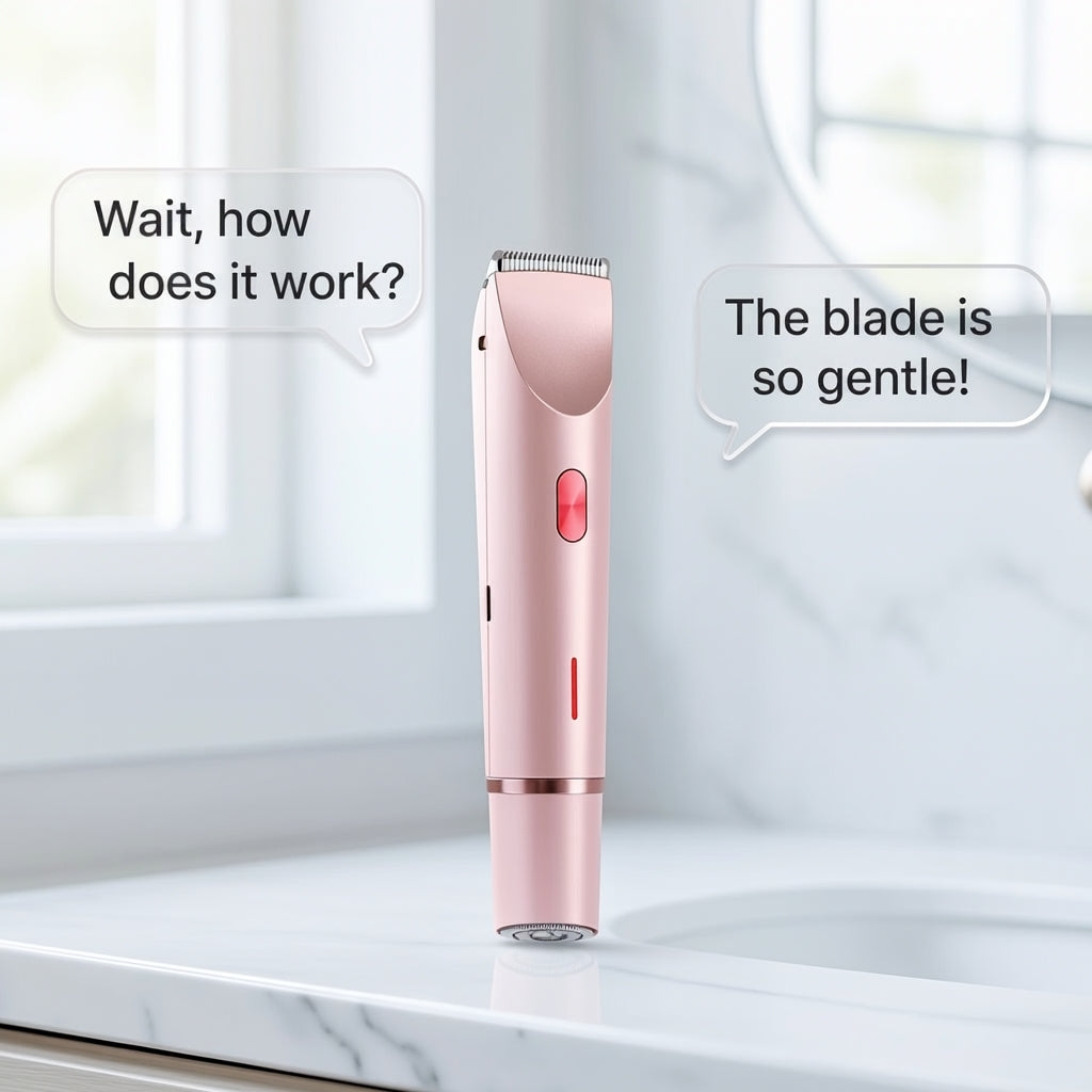 2-in-1 Electric Body Shaver And Bikini Trimmer,