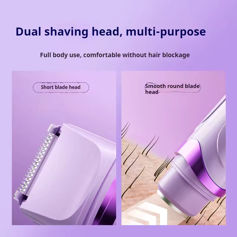 2-in-1 Electric Body Shaver And Bikini Trimmer,