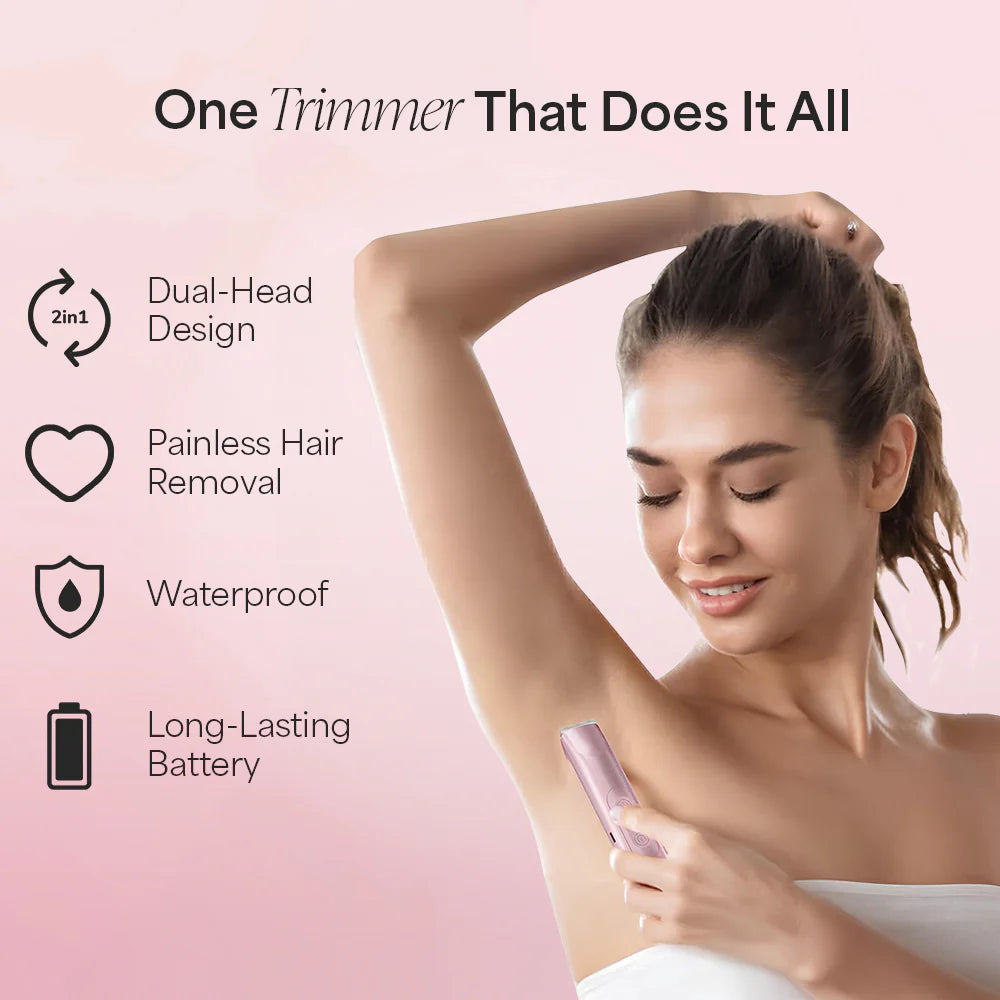 2-in-1 Electric Body Shaver And Bikini Trimmer,